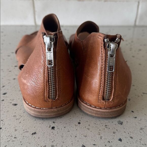 Sofft Cognac Brown Leather Sandals Open Toe Casual Comfortable Women’s Size 10M - Picture 3 of 12